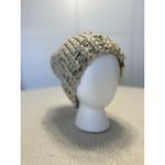 Handmade Love Nana  Chunky Knit Wool Blend Winter Hat w/PomPom Oatmeal Beige OS Photo 1