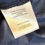 B Darlin  Juniors' Rosette Off-The-Shoulder Fit & Flare Dress Navy Sz 13/14 Photo 8