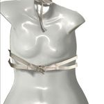 Mossimo White Ruched Bikini Top Size Large Photo 8