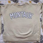 Montauk NY Crew Neck Yellow Photo 0