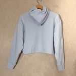 Hoka One One Women’s Pullover Hoodie Sweatshirt Crop Thumbholes in Blue S Photo 3