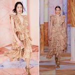 Ulla Johnson NWOT  Viola Asymmetrical Ruffled Runway Silk Dress Size 4/ Small Photo 2