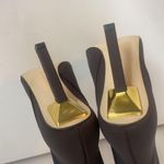 Good American NEW High Kickstand Neoprene Bootie Chocolate Brown 4 Photo 6