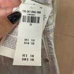 Abercrombie & Fitch 90s High Rise Relaxed Jean Straight Leg Silver Size 33 / 16 Photo 6