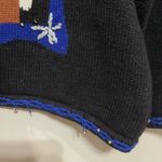 Ugly Christmas Sweater  Cardigan Sz 2X Vintage Santa Claus Zip Front Photo 5