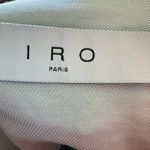 IRO  Ezro Tweed Textured Shacket Mint Green Cropped Snap Button Jacket Photo 8