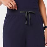 FIGS  Technical Collection High Waisted Isabel Wide Leg Navy Scrub Pants Size LP Photo 5