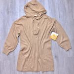 Tan Hooded Sweater Dress M Size M Photo 1