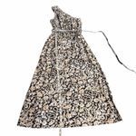 Rails  Selani Floral One Shoulder Midi Dress in Russet Floral Size XS Photo 6