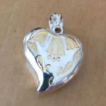 Heart Pendant Reversible Valentine Wedding Bells Photo 2