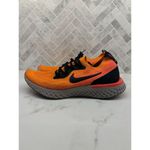 Nike  Epic React Flyknit‎ Copper Flash Neon Orange AQ0070-800 Womens Size 8.5 Photo 2