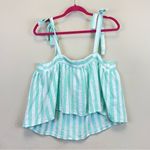Stoney Clover Lane Stoney Clover Linen Blend Striped Tie Straps Beachy Tank Top NWT‎ Size L Photo 5