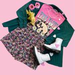 Karen Scott Vintage floral trouser high waist shorts Photo 8