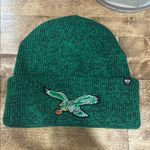 47 Brand  Green Beanie with Eagle Patch Photo 0