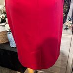 Dana Buchman Red Pleated Sheath Dress Photo 6