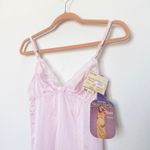 VTG 70s JCPenney Womens Slip Dress Size XS Pink Sheer Lace Coquette Photo 4