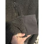 Fabletics Sherpa Dream Polar Fleece Sweater Cropped Pullover 1/2 Zip Size M gray Photo 3