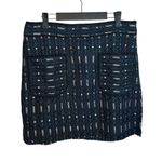 Loft Navy Blue Lace Pocket Front Mini Skirt Photo 2