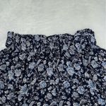 Angie Nwt  florence boho shorts women size medium waist blue white flowy @ Photo 3