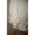Natori NWT New Designer  M Pajamas PJ's Shorts Lace Satin Silk Piece White Womens Photo 1