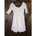 Kimchi Blue  Sofia Smocked Tie Front Mini Dress Photo 2