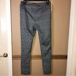 Alexander Jordan Tummy Control Leggings Plaid Leggings Black Grey Size Medium Black Photo 1