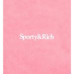 Sporty & Rich Health Ivy Velour Zipped Hoodie Pink Women’s Small Retro Sporty Photo 5