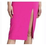 NWT Jay Godfrey Womens‎ Deep V Midi Cocktail Party Dress Sz 10 Fuschia Pink Photo 2