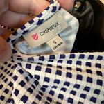 Daniel Cremieux Cremieux Top Women's Size Small Blue White Check Sleeveless with Side Tie NWT Photo 7