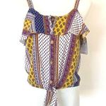 Crave fame Boho Multi Color Tank Top Photo 0