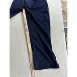 Susan Graver Regular Lux Knit Pull-On Wide-Leg Pants Button Zip Fly Blue PXL Photo 5
