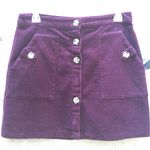 Forever 21 Purple Corduroy Skirt Photo 1