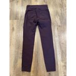 Athleta  Activewear Leggings Womens XSP Dark Purple Nylon Blend Pockets Stretch Photo 3