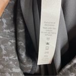 Lululemon black animal print leggings knee length below the knee size 12 Photo 5