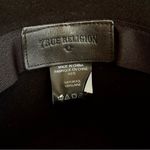 True Religion  Womens Wool Black Wide Brim Fedora Homburg Hat‎ Classic Chic 22” Photo 6