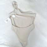 JOUES DE SABLE Sheida One Shoulder Ivory One Piece Swimsuit White Size XL Photo 2