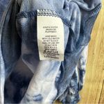 Vine & Love  Blue Tie-Dye Sweatshirt with Leopard Detail Photo 3