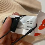 Cider  Beige Ribbed Long Sleeve Bodysuit Sz L NWT Photo 6