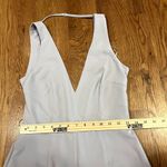 Super Down Purple Carmela Deep V Wide‎ Leg Jumpsuit Medium Photo 5