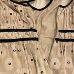 Adrianna Papell Sleeveless Cream Black Shift Dress Womens 10 lined Photo 7