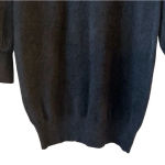 Exlura Women's Black Sweater Dress M Long Sleeve Bodycon High Neck Photo 9