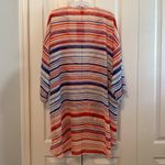 Sunny Leigh Cover Up Size 3X Summer Red, White, and Blue Photo 3