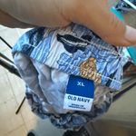 Old Navy  Blue Floral High Waisted Playa Shorts Photo 2