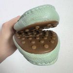 Coach  Fredrica Aqua Blue Leather Driving Loafers Photo 9