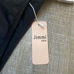JIMMI SWIM NWT Tuxedo Bikini Set Swim Suit Size L Black White Demi Padded Cheeky Size L Photo 4