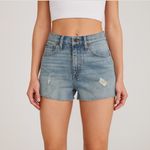 Lucky Brand Pins High Rise Cut Off Jean Shorts in Blue Size 4/27 Photo 9