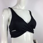 Tahari Wrap Bikini Top Size L Black Photo 5