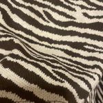 Le lis Brown Zebra Cropped Sweater Blazer Photo 1