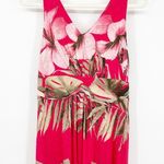 Tommy Bahama Womens Tropical Hawaiian Floral Empire Waist Maxi Dress Size S Pink Photo 1