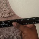 Andrée by Unit Women's Sleeveless Lace Trim A-Line Dress Taupe Size M Photo 5